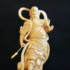 Tuong Ho Phap Quan Cong Vi Da Bang Go Bach Cao 28cm 7