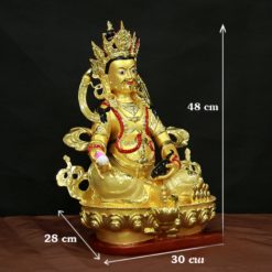 Tuong Hoang Than Tai Mat Tong Ngoi Composit Ma Cat Cao 48cm 5