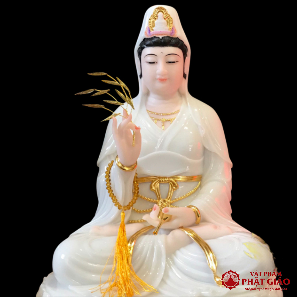 Tượng Mẹ Quan Âm Ngồi Đế Sen To Bột Đá Ngọc Hán Bạch 30cm, 35cm, 40cm, 48cm 8 Tuong Me Quan The Am Ngoi Bot Da Ngoc Han Bach Cao 48cm 1 0004 Layer 3