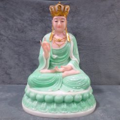 Tuong Ngai Dia Tang Ngoi Bot Da Xanh Ngoc Cao 48cm 5