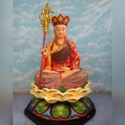 Tuong Ngai Dia Tang Vuong Ao Do Ngoi Dai Sen Composite Son Cao Cap Cao 125cm 4