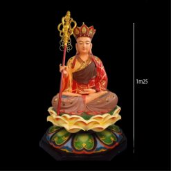 Tuong Ngai Dia Tang Vuong Ao Do Ngoi Dai Sen Composite Son Cao Cap Cao 125cm 5