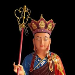 Tuong Ngai Dia Tang Vuong Ao Xanh Ngoi Dai Sen Composite Son Cao Cap Cao 125cm 2