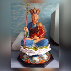 Tuong Ngai Dia Tang Vuong Ao Xanh Ngoi Dai Sen Composite Son Cao Cap Cao 125cm 5