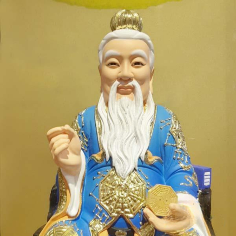 Tuong Ngai Hong Dieu Lao To Ngoi Composit Son Thuong Cao 41cm 2 Tuong Ngai Hong Dieu Lao To Ngoi Composit Son Thuong Cao 41cm 2