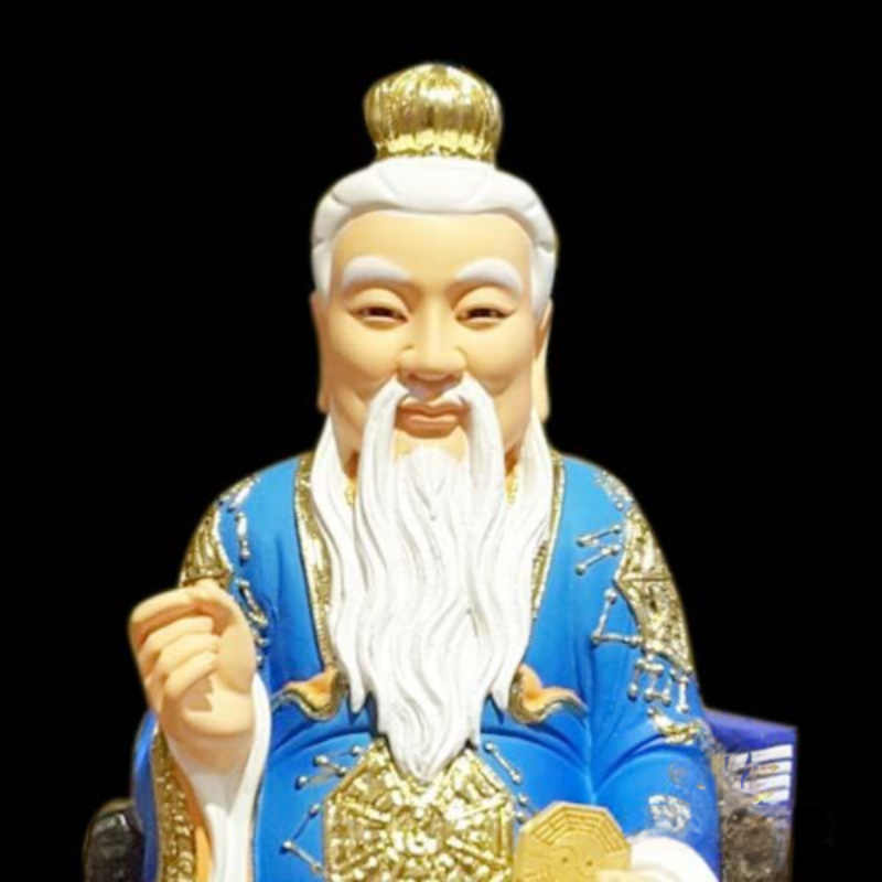 Tuong Ngai Hong Dieu Lao To Ngoi Composit Son Thuong Cao 41cm 6 Tuong Ngai Hong Dieu Lao To Ngoi Composit Son Thuong Cao 41cm 6