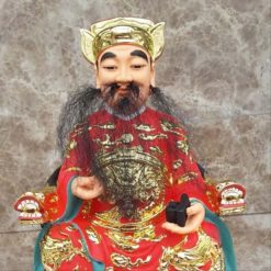 Tượng Ngài Lỗ Ban Ngồi, Composit Sơn Thường, Cao 30cm 3 Tuong Ngai Lo Ban Ngoi Composit Son Thuong Cao 30cm 2