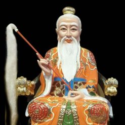 Tuong Ngai Thai Thuong Lao Quan Ngoi Compsit Son Do Cao 48cm 5