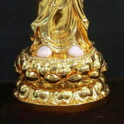 Tuong Phat A Di Da Dung Chat Lieu Bot Da Dat Vang La 998 Cao 88cm 5
