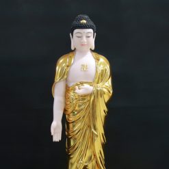 Tuong Phat A Di Da Dung Chat Lieu Bot Da Dat Vang La 998 Cao 88cm 6