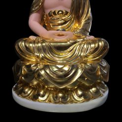 Tuong Phat A Di Da Ngoi Bang Bot Da Dat Vang 998 Cao 40cm Cao 48cm Tong La De 60cm 3