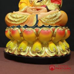 Tượng Phật Bổn Sư Thích Ca Mâu Ni Sơn Vẽ Cao Cấp Bằng Composit, Cao 30 – 40 – 48cm 3 Tuong Phat Bon Su Thich Ca Mau Ni Son Ve Cao Cap Bang Composit Cao 30 – 40 – 48cm 9 1