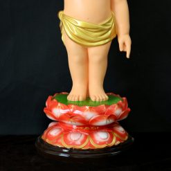 Tuong Phat Dan Sanh Vang Ve Mau Moi Cao 80cm 3