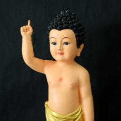 Tuong Phat Dan Sanh Vang Ve Mau Moi Cao 80cm 4