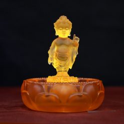 Tuong Phat Dan Sinh Bang Luu Ly Cao 12cm 6