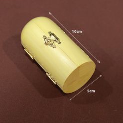 Tượng Quan Âm Tự Tại Bằng Gỗ Hoàng Dương, Cao 10cm 4 Tuong Quan Am Tu Tai Bang Go Hoang Duong Cao 10cm 4