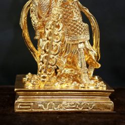 Tượng Quan Công Vi Đà Đứng Hộ Pháp Mạ Sơn Vàng, Đế Vuông, Cao 48cm 8 Tuong Quan Cong Vi Da Dung Ho Phap Ma Son Vang De Vuong Cao 48cm 7
