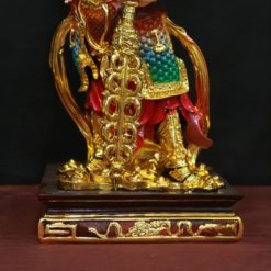 Tượng Quan Công Vi Đà Hộ Pháp Đứng Bằng Composite Sơn Màu Mạ Vàng, Cao 45cm 3 Tuong Quan Cong Vi Da Ho Phap Dung Bang Composite Son Mau Ma Vang Cao 45cm 11