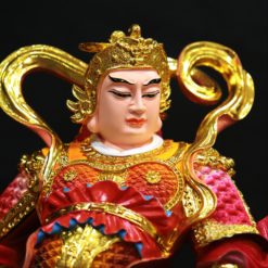 Tượng Quan Công Vi Đà Hộ Pháp Đứng Bằng Composite Sơn Màu Mạ Vàng, Cao 45cm 6 Tuong Quan Cong Vi Da Ho Phap Dung Bang Composite Son Mau Ma Vang Cao 45cm 8