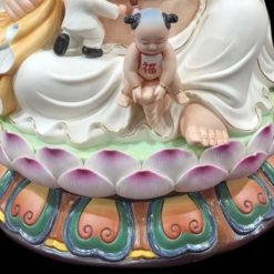 Tuong Su Duc DiLac Ngu Phuc Su Trang Vien Vang Cao 46cm 2