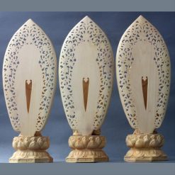 Bộ Tượng Tây Phương Tam Thánh Bằng Gỗ Hoàng Dương Cao 27cm 13 Tuong Tay Phuong Tam Thanh Bang Go Hoang Duong Cao 28cm 5