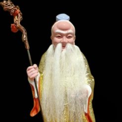 Tuong Than Tien Dao Thanh Dung Composit Son Vang Cao 41cm 1