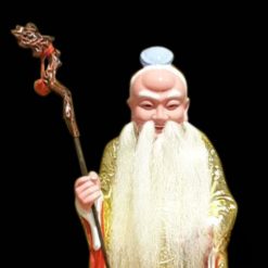 Tuong Than Tien Dao Thanh Dung Composit Son Vang Cao 41cm 8