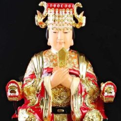 Tuong Than Tien Thien Hau Dung Composit Son Do Cao 48cm 2