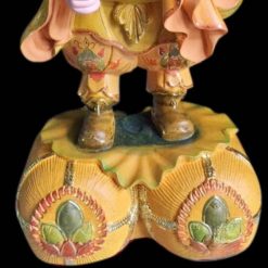 Tuong Tien Hac Thien Nhan 3 Mat Dung Compsit Son Do Cao 35cm 3