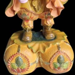 Tuong Tien Hac Thien Nhan 3 Mat Dung Compsit Son Do Cao 35cm 5