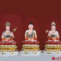 bo tay phuong tam thanh ngoi de sen ve bang bot da cao cap cao 30cm 40cm 48cm 10