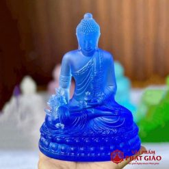 bo tuong bay vi duoc su ngoi chat lieu luu ly cao 16cm vat pham phat giao la boi 1