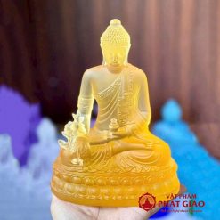 bo tuong bay vi duoc su ngoi chat lieu luu ly cao 16cm vat pham phat giao la boi 4