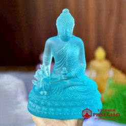 bo tuong bay vi duoc su ngoi chat lieu luu ly cao 16cm vat pham phat giao la boi 6