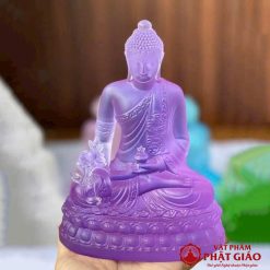 bo tuong bay vi duoc su ngoi chat lieu luu ly cao 16cm vat pham phat giao la boi 7