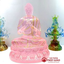 bo tuong duoc su luu ly ngoi nhieu mau ma vang cao 20 5cm vat pham phat giao la boi 7