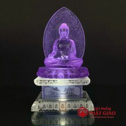 Bộ Tượng Phật Dược Sư Lưu Ly Ngồi 7 Màu, Có Lá Đề, Cao 38cm 1 bo tuong phat duoc su luu ly ngoi 7 mau co la de cao 38cm vat pham phat giao la boi 9