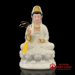 bo tuong ta ba tam thanh bang bot da trang cao 30cm 40cm 48cm vat pham phat giao la boi 5