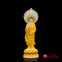 bo tuong tay phuong tam thanh dung bot da mau ho phach co hao quang nho cao 40cm 48cm 4