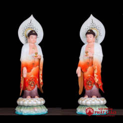 bo tuong tay phuong tam thanh dung dai sen bang bot da son co cao 48cm tong la de 58cm 10