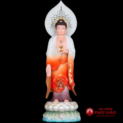 bo tuong tay phuong tam thanh dung dai sen bang bot da son co cao 48cm tong la de 58cm 11