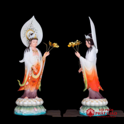 bo tuong tay phuong tam thanh dung dai sen bang bot da son co cao 48cm tong la de 58cm 6