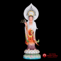 bo tuong tay phuong tam thanh dung dai sen bang bot da son co cao 48cm tong la de 58cm 7