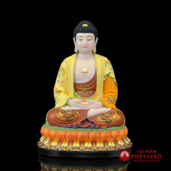 bo tuong tay phuong tam thanh ngoi dai sen ve gam dat vang cao cap chat lieu bot da cao 40cm 48cm 3