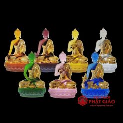 bo tuong that phat duoc su luu ly dat vang cao 22cm vat pham phat giao la boi 2