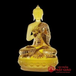 bo tuong that phat duoc su luu ly dat vang cao 22cm vat pham phat giao la boi 7