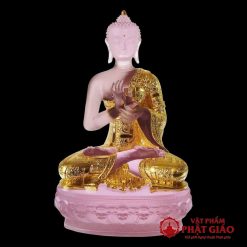 bo tuong that phat duoc su luu ly dat vang cao 22cm vat pham phat giao la boi 8