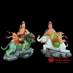 bo tuong van thu pho hien bo tat cuoi linh thu composite son mau cao cap cao 70cm vat pham phat giao la boi 2