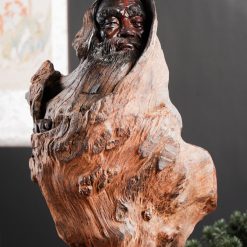 Diện Đạt Ma gỗ nu trắc SP3922