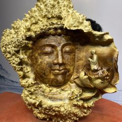 Diện Phật gỗ nu hương cao cấp 1 Diện Phật gỗ nu hương cao cấp